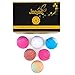Joojoo Bath Bombs - SIX EXTRA LARGE 4.5 oz Ultra Lush Fizzy Bath Bombs Per Bath Bomb Kit-- Handmade In USA - Lavender, Moonlight & Roses, Cucumber Melon, Crazy Love, Petal Dance, Kiss Me