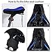 MIWORM Silicone Gel Bike Seat Cover,Bicycle Wide Gel Soft Pad,Most Comfortable Bike Saddle Cushion with Dust Resistant Cover for Women and Men,Blackthumb 4