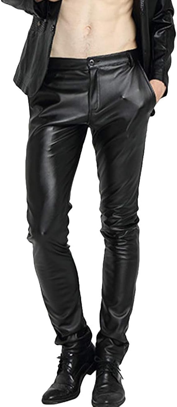 leather slacks