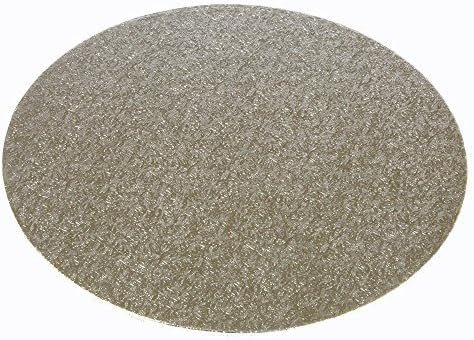 6 Silver Round Cake Board 3mm Thick by Fyne Acrylics