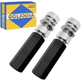 GOLKNHA 2 PCS Quick Release Flag Pole Holder Hold 1/4'' Flag Poles for ATV UTV Motorcycle Dirt Bike All Year-Black