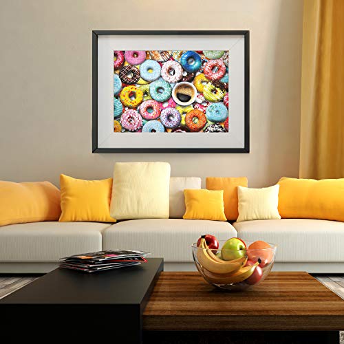 JOYIN 2 Packs 1000 Pcs Donuts and Cupcakes Puzzles, Seamless Snacks