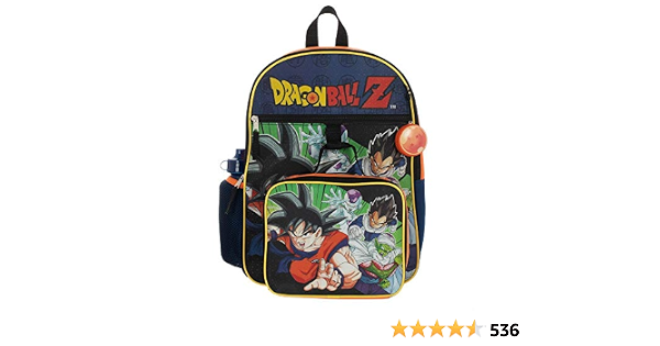 Kids Dragon Ball Z Backpack Set 5-Piece 