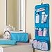 Travel Organizer Toiletry Bag Cosmetic Bag Pouch Handbag for Women Makeup Men Shaving Kit with Hook Hanging Blue
