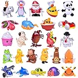 Wind Up Toys 25 PCs Assorted Animal Toys for Easter Party Favors, Easter Egg Fillers