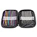 DTOL 22 Pcs Mixed Aluminum Handle Crochet Hook Knitting Knit Needle Weave Yarn Set