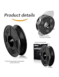 SUNLU Pla filamento de impresora 3d, Dimensional precisión +  , 2.2 lbs (2.2 pound) carrete, Pla 3d filamento para la mayoría de 3d impresora & lápiz de impresión 3d, 1