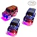 TSLIKANDO Car Track Replacement 3Pack Glow in The Dark Light up Cars Compatible Most Tracks for Boys Girls
