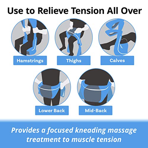 Daiwa Felicity Grip & Grab Neck Rub Massager Cordless with Heat Built-in Trigger Grip 4D Massage Roller Technology
