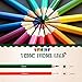 Colored Pencils, Atmoko Color Pencils Set with 24 Colored Pensils, Easy to Sharpen, [Hard to Break], Colored Pensils Bulk for Kids and Adults, Assorted Colors