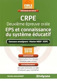 CRPE deuxième épreuve orale, EPS et connaissance du système éducatif