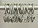 Urbanest Solid Metal Window Drapery Curtain Panel Ring with Eyelet, 1