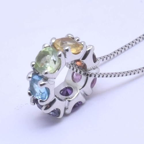 Amazon 厄除け お守り 七色 アミュレット ゴールドネックレス ホワイトゴールド １８金 エタニティーｓ ネックレス 通販