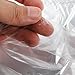 Bezall 20Pcs Plastic Garment Bags for Hanging Clothes, 35 Inch Clear Dry Cleaner Bags Dustproof Suit Cover Clothes Storage Bag for Skirt Coat Shirt Jacket (60 x 90cm)