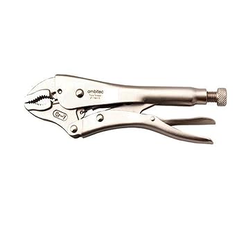 PYE P-708 Stainless Steel (250mm) Locking Grip Plier (Silver)