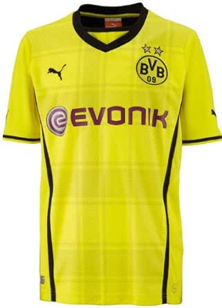Amazon.com: Puma Borussia Dortmund Home Jersey- Youth 2013 ...