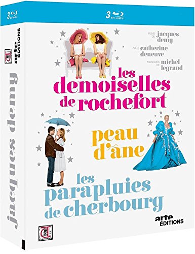 Jacques Demy - Les demoiselles de Rochefort + Peau d'Âne + Les parapluies de Cherbourg - Pack - Blu-ray