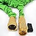 SPRING FIRE SALE Expandable Pocket Garden Water Hose, 75' Solid Brass Fittings With Shut Off Valve, Indestructible Double Layer Latex Core, Car Wash Expanding Garden Hose Guaranteed Not To Kink!