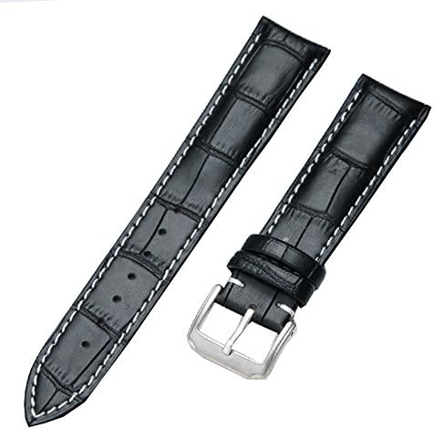 Watch Strap Vintage Leather 18mm 20mm 22mm Replacement Watch Leather Strap Fit for Traditional Watch Accessories Sports Watch or Smart Watch Universal for Men and Women Genuine Cowhide Leather
