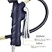 LUMITECO Heavy Duty tire infltor Gauge with Accurate tire Pressure Gauge&Lock-on air Chuck