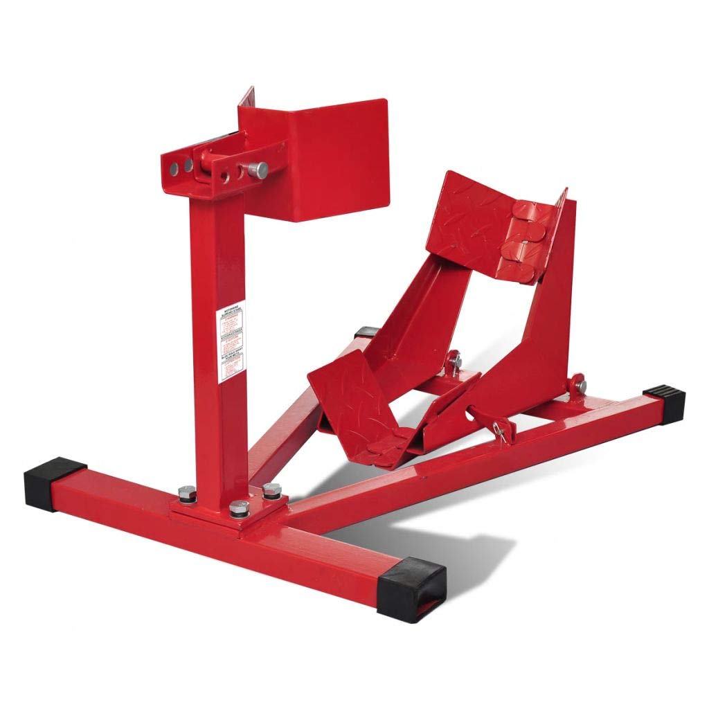 vidaXL Stand Moto pour Roue B/équille dAtelier pour Moto /Él/évateur Levage