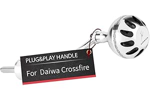 GOMEXUS Power Handle Compatible for Daiwa Revros LT Regal LT Legalis LT Crossfire LT Elimilator QR Ultralight Fishing Reel Handle【Please Pay Attention to [Style Name] When selecting】