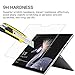 New Surface Pro / Surface Pro 4 Screen Protector, Fintie Tempered Glass Screen Protector [Anti-Scratch] [Crystal Clear] [Easy Installation] for Microsoft Surface Pro 4 / New Surface Pro 2017 Version