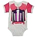 Knitwits Baby Fett Onesie and Hat Bundle Outfit Pink (0-3 Months)