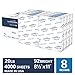 Hammermill 20lb Copy Paper, 8.5 x 11, 8 Ream Case, 4,000 Sheets, Made in USA, Sustainably Sourced From American Family Tree Farms, 92 Bright, Acid Free, Economical Multipurpose Printer Paper, 113640C primary