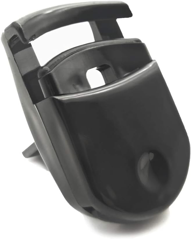 Portable Eyelash Curler, Tinwong Mini Plastic Eyelash Curler for Travel, Black