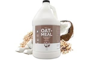 Bark2Basics Oatmeal Dog Shampoo, 1 Gallon - Natural Colloidal Oatmeal, Natural Ingredients, Calms Dry Itchy Irritated Skin, Moisturizes and Soothes the Skin and Coat, Professional Grade