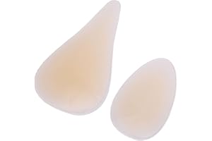 Ymiko Silicone Swimwear Concealer Inserts for Bikini, Self Adhesive Swim Top Cover, Reusable Swimsuit Padding for Women