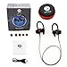 Fitness Bluetooth Headphones by OasisBeat - Bluetooth Earbuds + Case, USB Cord, 3 Ear Pcs, Bag, & Free Ebook - Sweat &aPerfect for Running & Emp; Water Proof