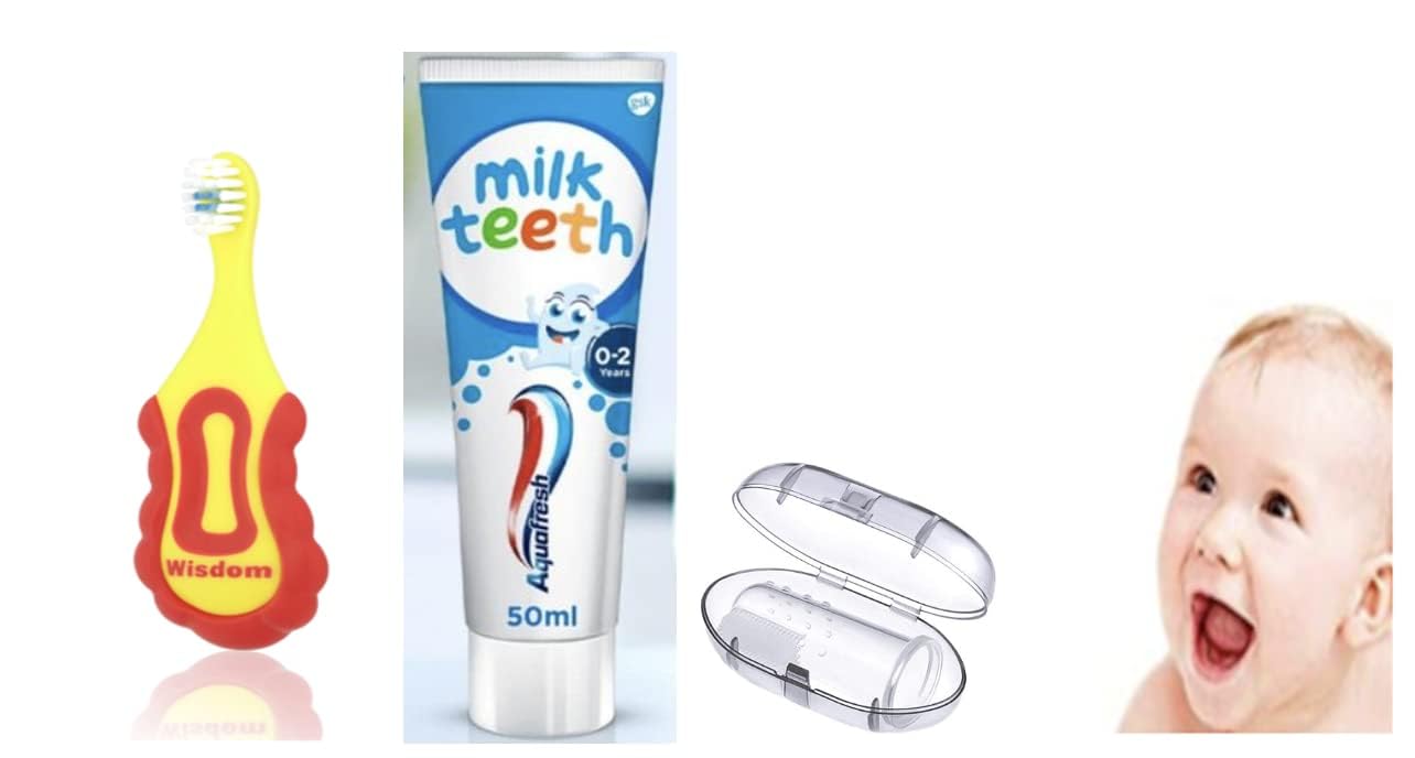 Sanitral Complete Baby’s First Toothbrush Kit (Aquafresh+Wisdom)