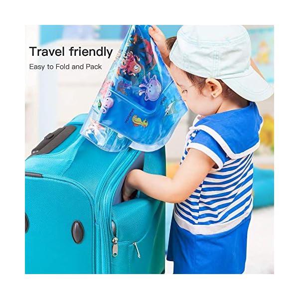 Wendergo Tummy Time Mat Inflatable Water Mat Baby Playmat Sensory Toy Early Development Activity Pad for Infants…