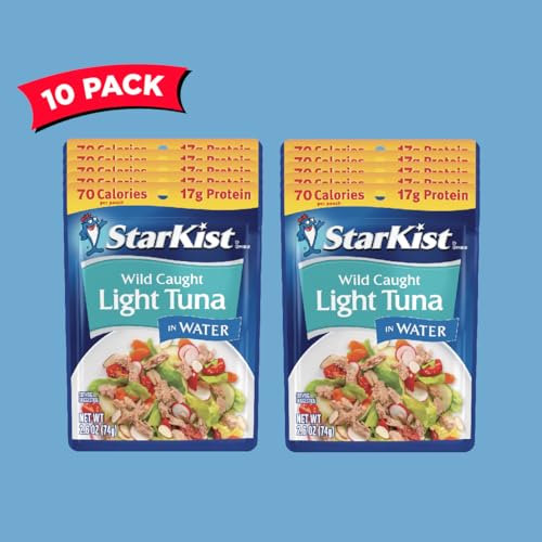 STARKIST CHUNK LIGHT TUNA IN WATER, 2.6 OUNCE (PACK OF 10)