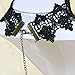 Gothic Black Lace Choker Necklaces with Pendant for Women/Girls Wedding Party Costumes Jewelery Cosplay Christams Gifts (JL-150)