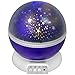 LED Concepts Moon and Star Projection Lamp – Night Light w/ Romantic Color Changing, Rotating Cosmos Star for Starry Moon Sky with USB Cable–Ideal for Children’s Room, Bedroom, Party Décor