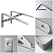 Alise 1 Pair Stainless Steel Brackets Floating Shelves Tripod Triangle Heavy Duty Shelf Bracket Support Wall Hanging 10x6 Inch,Brushed Nickel