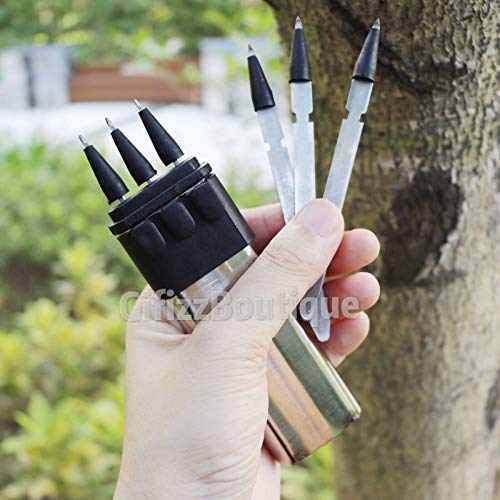 GlobalEDC Self Defense Shooting Darts Set, Ballistic Darts Gun Launcher