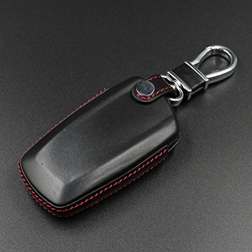 M.JVisun Sleutelhoezen voor autosleutels BMW, echt lederen sleutelhanger hoes voor BMW Smart sleutelhanger lederen hoes… - Afbeelding 8