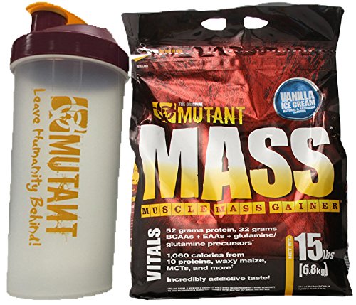Mutant MASS Gainer 15 Pound W/Shaker (Vanila IceCream) Mutant MASS Gainer 15 Pound W/Shaker (Vanila IceCream)