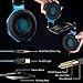 Kootop Stereo Gaming Headset for Xbox one ,PS4 PC, Noise Cancelling Over Ear Headphones with Mic,Soft Earmuffs ,Bass Surround ,LED Light ,for Laptop Tablet Phone(Black&Blue)thumb 3