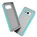 Samsung S8 Case, Galaxy S8 Case, Galaxy S VIII Case, TILL(TM) [Shock Absorption] Dual Layer Hybrid Armor Defender Protective Case Cover Shell for Samsung Galaxy S8/ S VIII 5.8Inch [Turquoise]