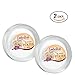 [40 Count] Embellish 6 Inch Dessert Plates Crystal Clear Disposable Heavy Duty Plastic, Ideal For Wedding, Catering, Parties, Buffets, Events, Or Everyday Use, 2 Packs