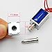 3V-12V DC 80mA-350mA Micro Solenoid Electromagnet Push and Pull dc Miniture Electromagnet Mini Solenoid Electromagnet