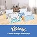 Kleenex Trusted Care Everyday Facial Tissues, 4 Rectangular Boxes, 144 Tissues per Box (576 Tissues Total)
