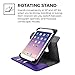 Asus Memo Pad 10 ME102A, ME103K / Smart 10 ME301T case, Cooper Diplomat Travel Carrying Portfolio Luxury Tablet Case Protective Cover PU Leather Folio with 360 Rotating Stand & Pockets (Purple)