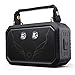 DOSS Wireless Portable Bluetooth Speakers with Waterproof IPX6, 20W Stereo Sound and Bold Bass, 12H Playtime, Durable for Phone，Tablet, TV, Gift ideas-Blackthumb 1