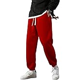 Marine Royal Men's Sweatpants, Drawstring Waist Running Fitness Jogging Pants